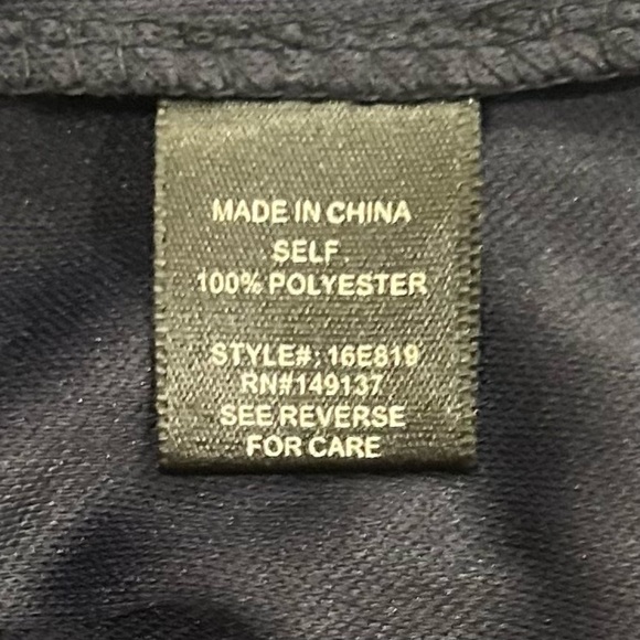 NWT Lauren Nicole What a Doll Dress Navy crochet Floral Lace Halter Mini Dress S - Picture 9 of 12